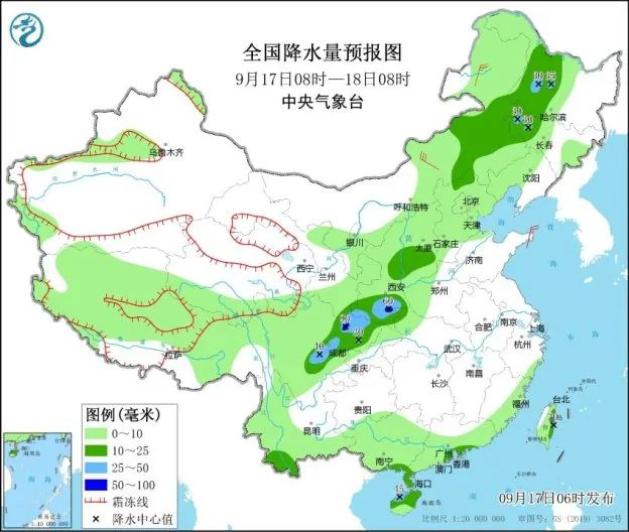 湖广地区最新天气预报通知